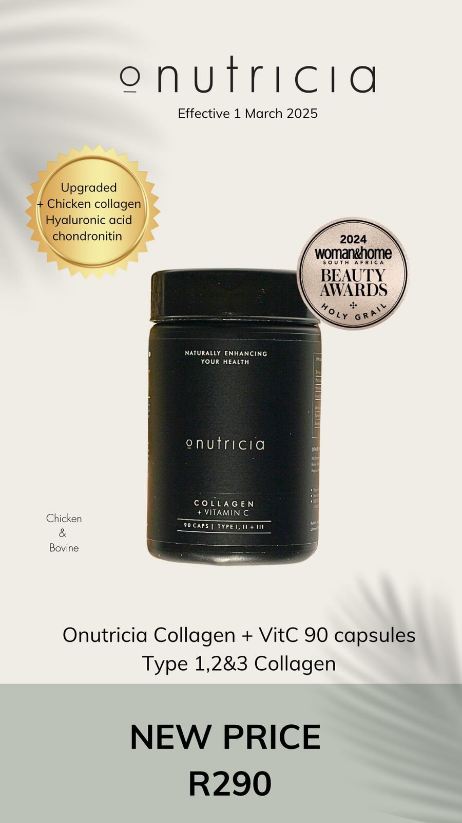 O Nutricia Collagen + Vit C capsules