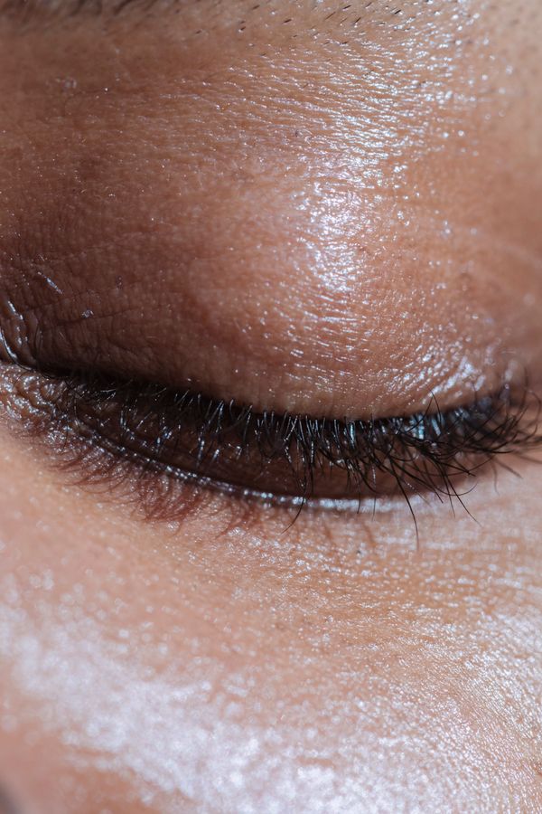 Anti-ageing skin close-up